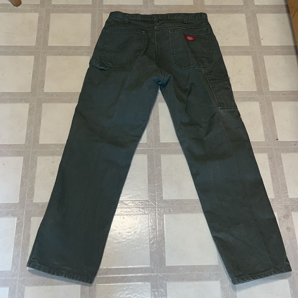 EXCELLENT CONDITION MEN’S 36x32 DICKIES RELAXED FIT CARPENTER DUCK JEAN - Picture 8 of 9